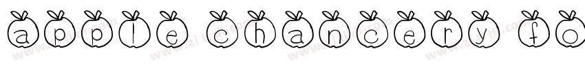apple chancery font字体转换